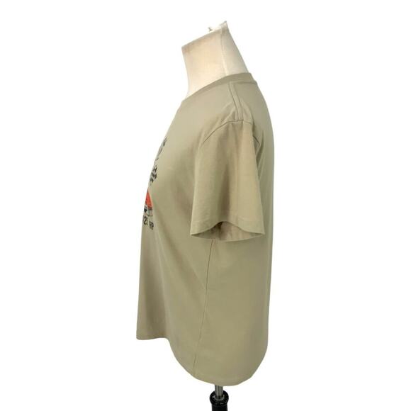 Chevrolet Corvette Crewneck Tan Short Sleeve T-Shirt Size Large - Picture 4 of 6